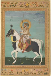 Shah Jahan à cheval, vers 1630